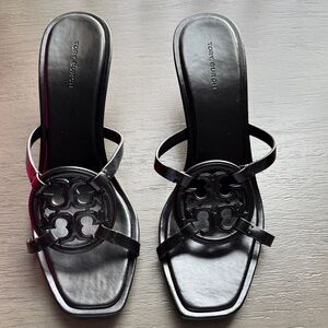 Tory Burch Black Strappy Sandals